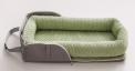 Joyful Journeys Baby Lounger in green minky