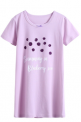 Recalled Booph children’s nightgown – short sleeves, purple with blueberries