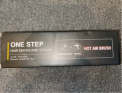 “One Step” and “Hot Air Brush” are printed on the hair dryer brushes’ packaging. 
