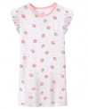 Recalled Auranso Official children’s nightgown – short sleeves, white with pink stripes