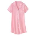 Recalled Umeyda Shortsleeve Nightgown – Dark Pink