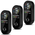 4 in 1 Plug in Natural Gas and Carbon Monoxide Detectors Model KH158 (black)