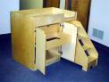 Wooden Changing Table with Steps