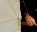 Recalled Roman Shade showing cord