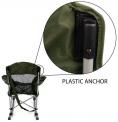 Recalled Folding Camp Rocker showing location of plastic anchor