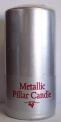 Recalled Metallic Pillar Candle 6-inch
