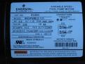 Pool pump motor label