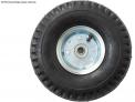 3-piece, Four Bolt, Metal/Chrome Plated Tires