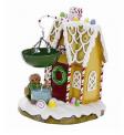 Gingerbread house tea light candle warmer