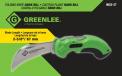 Recalled utility knife packaging by Greenlee