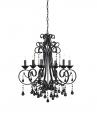 9065 Ovation chandelier, black