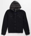Vans Boys Hooded Jacket – black canvas