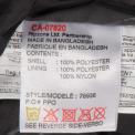 Style Number on Care Label of Hooligan Hooded Jacket