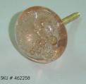 Cost Plus World Market Glass Pink Bubble Knobs