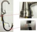 Recalled Glacier Bay faucet and location of model number and manufacturing date