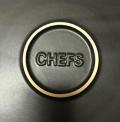 The CHEFS logo is at the center of the rimmed base.