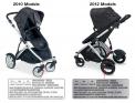 Britax B-Ready stroller date of manufacture sticker location