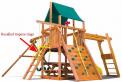 Rainbow Play Systems Play set with recalled trapeze rings