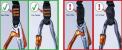 Orange safety stitching on Black Diamond Easy Rider and Iron Cruiser via ferrata set