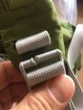 Plastic buckle with cut