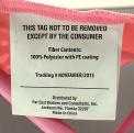 Label on Far East Brokers recalled chairs and swings