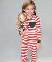 Christmas red and white pajamas