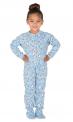 White Bunnies Children’s Footed Pajamas
