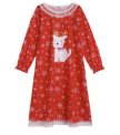 Recalled Arshiner nightgown - “Reindeer cat and snowflakes” print