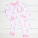 Recalled Classic Whimsy - Pink Bear Print Ruffle Pocket Pajamas