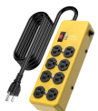 Recalled HEZI brand power strip (yellow)
