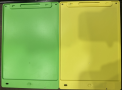 Recalled KTEBO Writing Tablet Toys in Green/Yellow (back)