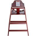 Recalled Lancaster Table & Seating High Chairs Model 164HIGHCKDMO – Mahogany (ready-to-assemble)
