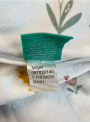 Recalled Pillowfort Weighted Blanket label located on the removable cover