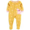 Recalled The William Carter Company Infant’s Yellow Footed Fleece Pajamas