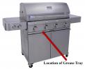 Recalled Saber Grill & location of grease tray