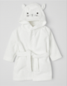 Recalled white cat children’s hooded bathrobe.