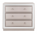 Recalled chest with champagne drawers and mirror finish (Model Number CHS6403A)