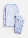  Z_ODRSLEPWL-SKBLUNI Blue pajama with unicorn print  97% cotton 3% elastane 1 through 12