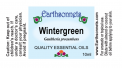 Label of the recalled Earthsonnets Wintergreen Essential Oil