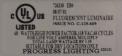 UL label of recalled fluorescent bulbs