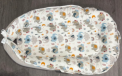 Violative Fasando Baby Lounger - Grey Elephant Print