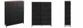 Recalled WLIVE Fabric 12-Drawer Dresser in Black Rustic Brown