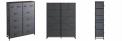 Recalled WLIVE Fabric 12-Drawer Dresser in Dark Grey