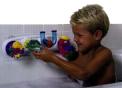 Boy Playing with Activity Tray