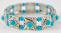 Recalled Decorative Stretchable Aqua Bracelet
