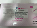 Recalled Baby Doll Playset – front package label with model number