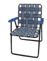 Recalled Mainstays Garden Folding Lawn Chair (blue)