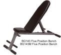 Recalled BG143, BG143M Five Position Bench