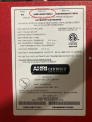Model number location on rating plate of recalled Crown Boiler