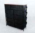 Recalled YaFiti 12-Drawer Rustic Brown Dresser (back view)